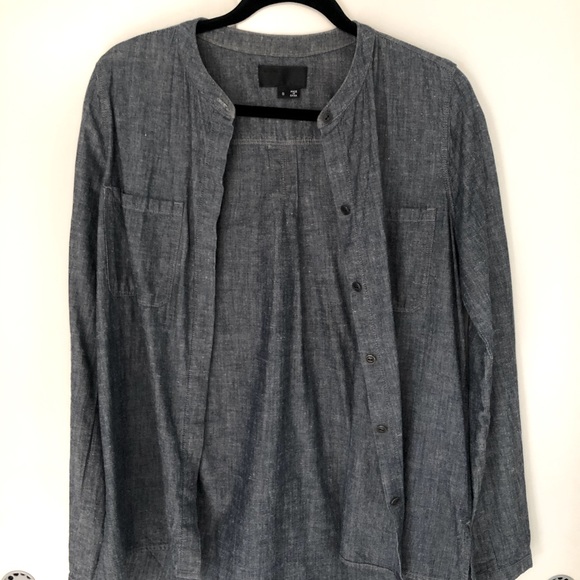 Vince Denim Overshirt/Shirt Jacket - Picture 6 of 6